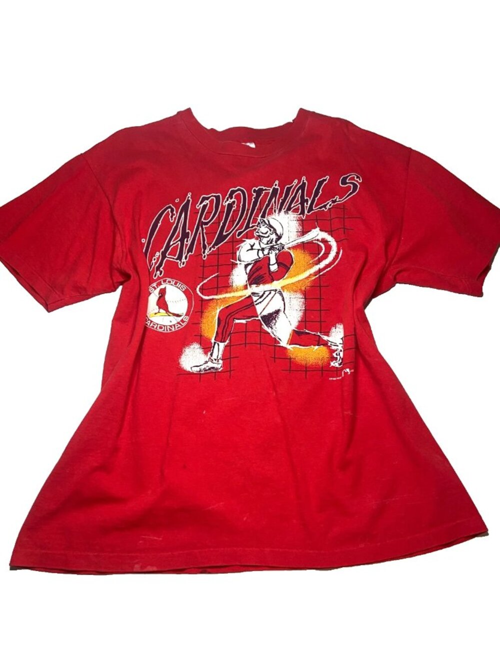 Vintage 1993 ST Louis Cardinals T-Shirt Large Major League Baseball RARE y2K